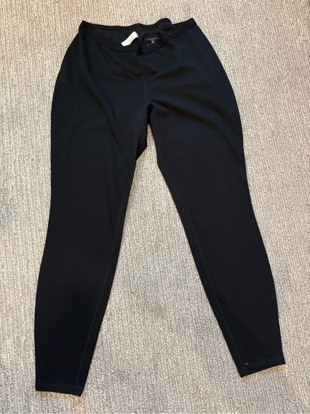 Patagonia Capilene Performance Baselayer Leggings Black Women’s L Thermal